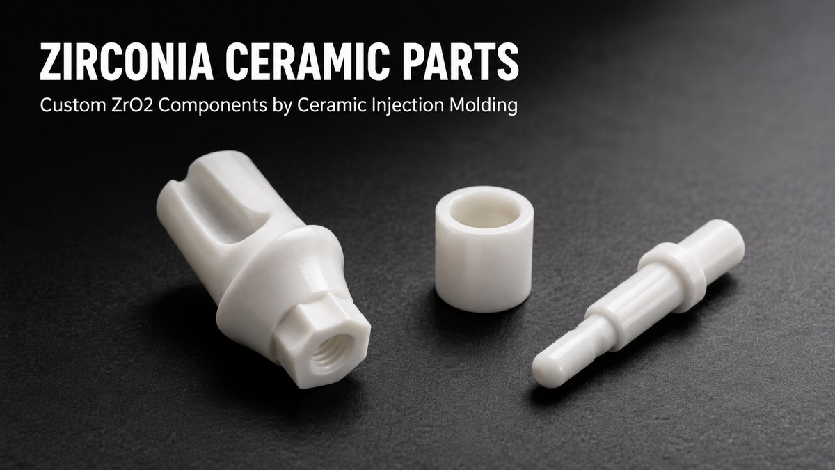 Zirconia Ceramic Parts: Custom ZrO2 Components by Ceramic Injection Molding