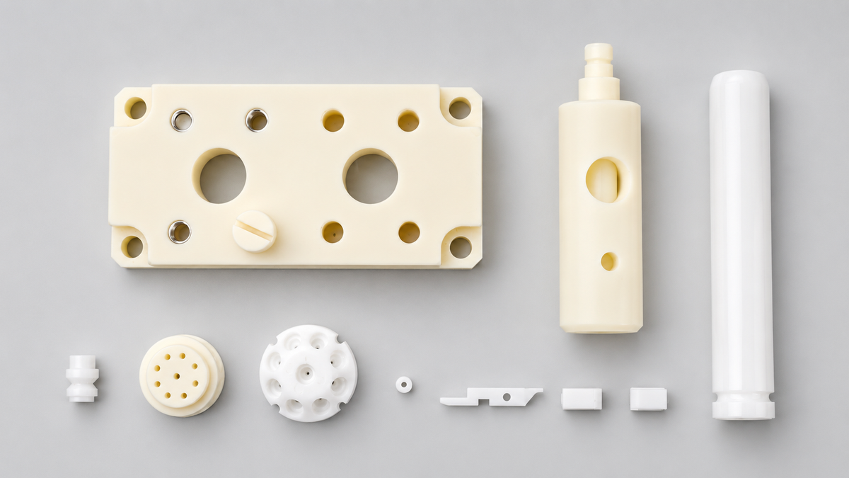 Custom Ceramic Parts For Medical And Semiconductor Industries With Precision Holes And Complex Shapes